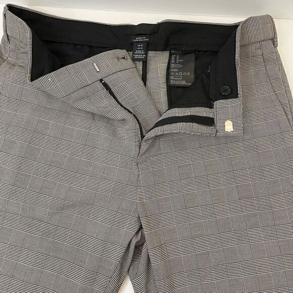 H&M | size 32| gingham print| casual | career wear - Picture 11 of 13